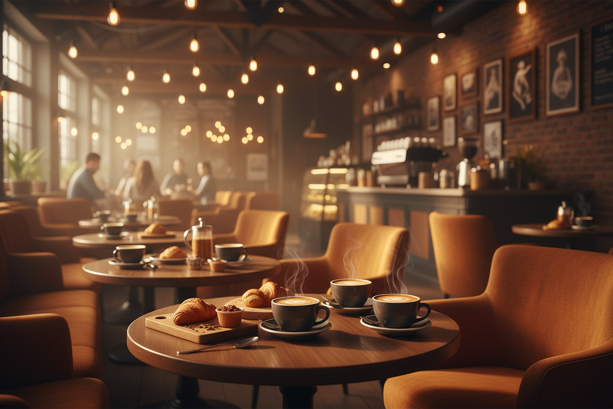 Warm Café Scene